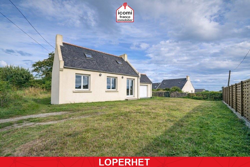 FINISTERE - LOPERHET (29470) - A VENDRE - MAISON 90M2 - 4 CHAMBRES - GRAND TERRAIN DE 900M2 - VUE MER - SECTEUR ROSTIVIEC